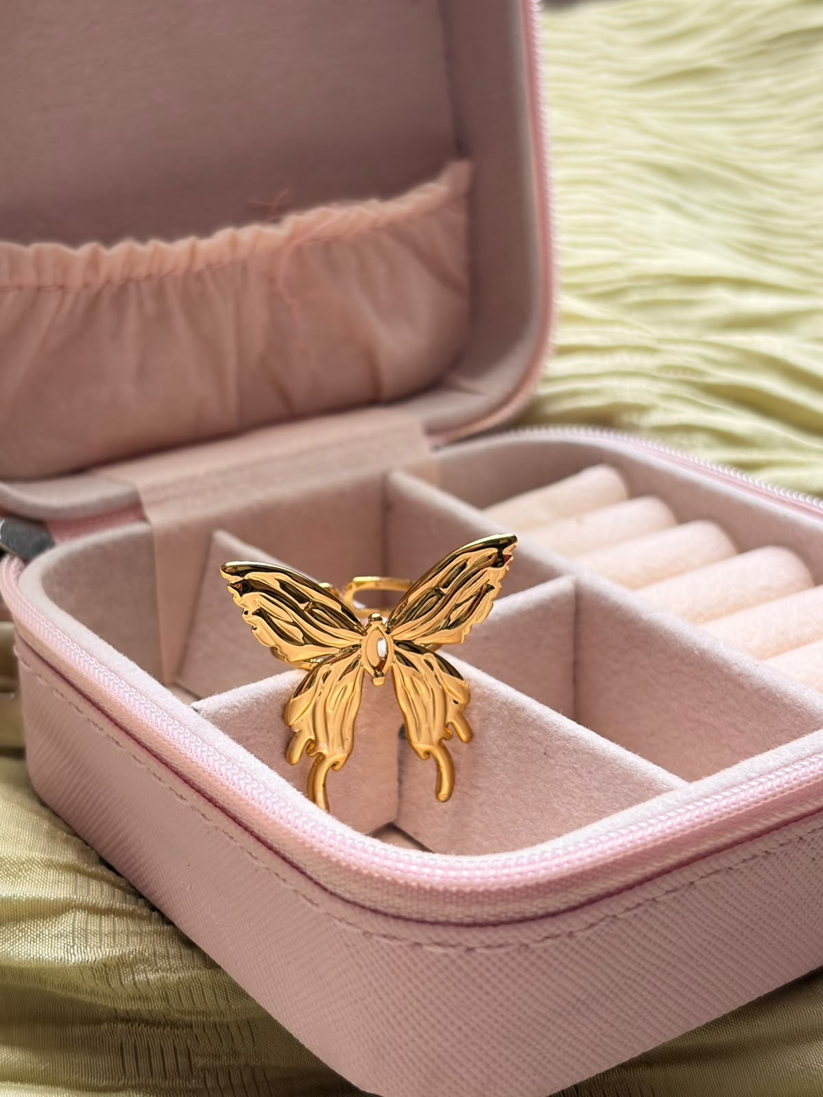 Anti-Tarnish Butterfly Ring