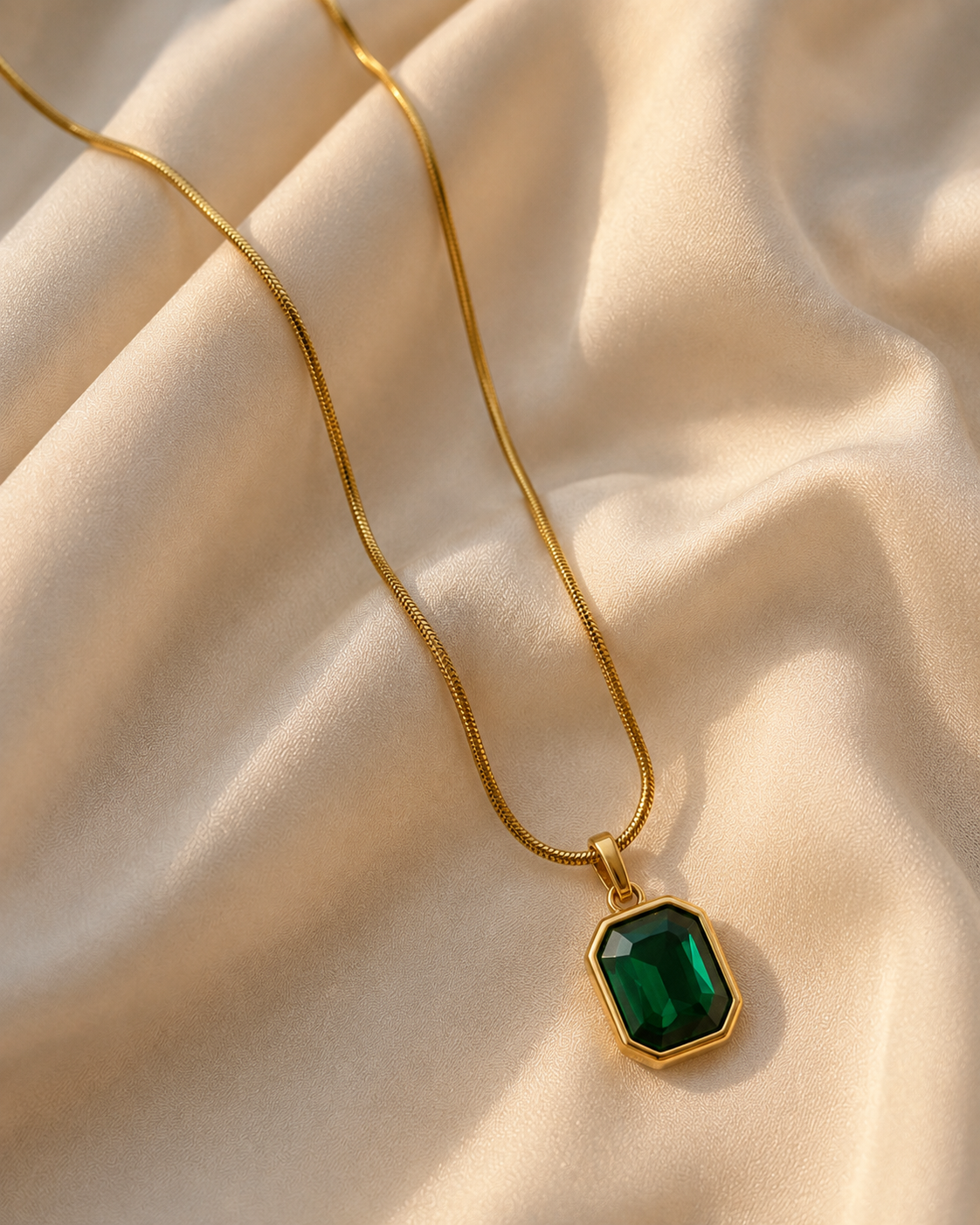 The Emerald Solstice Pendant: