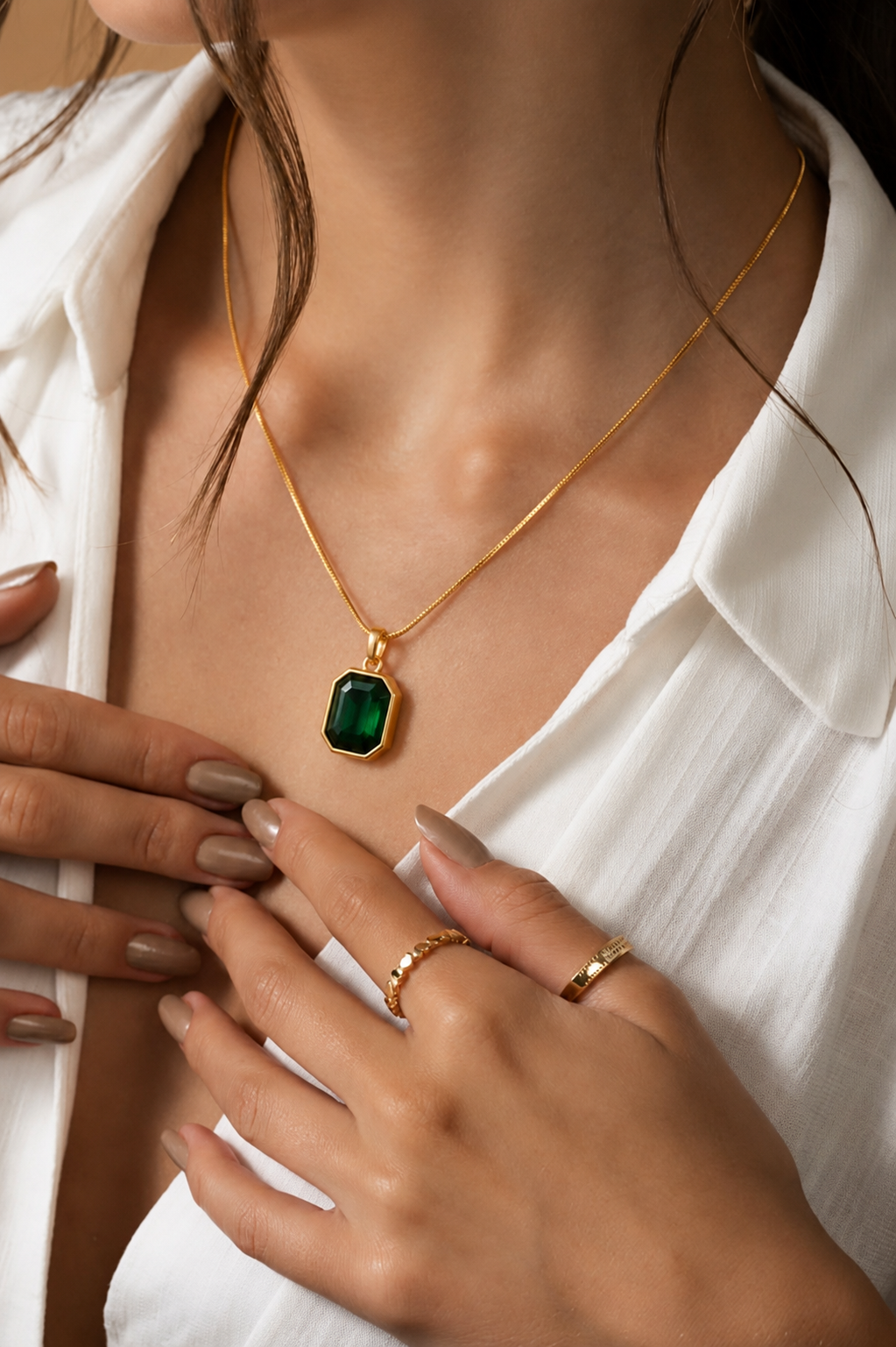 The Emerald Solstice Pendant: