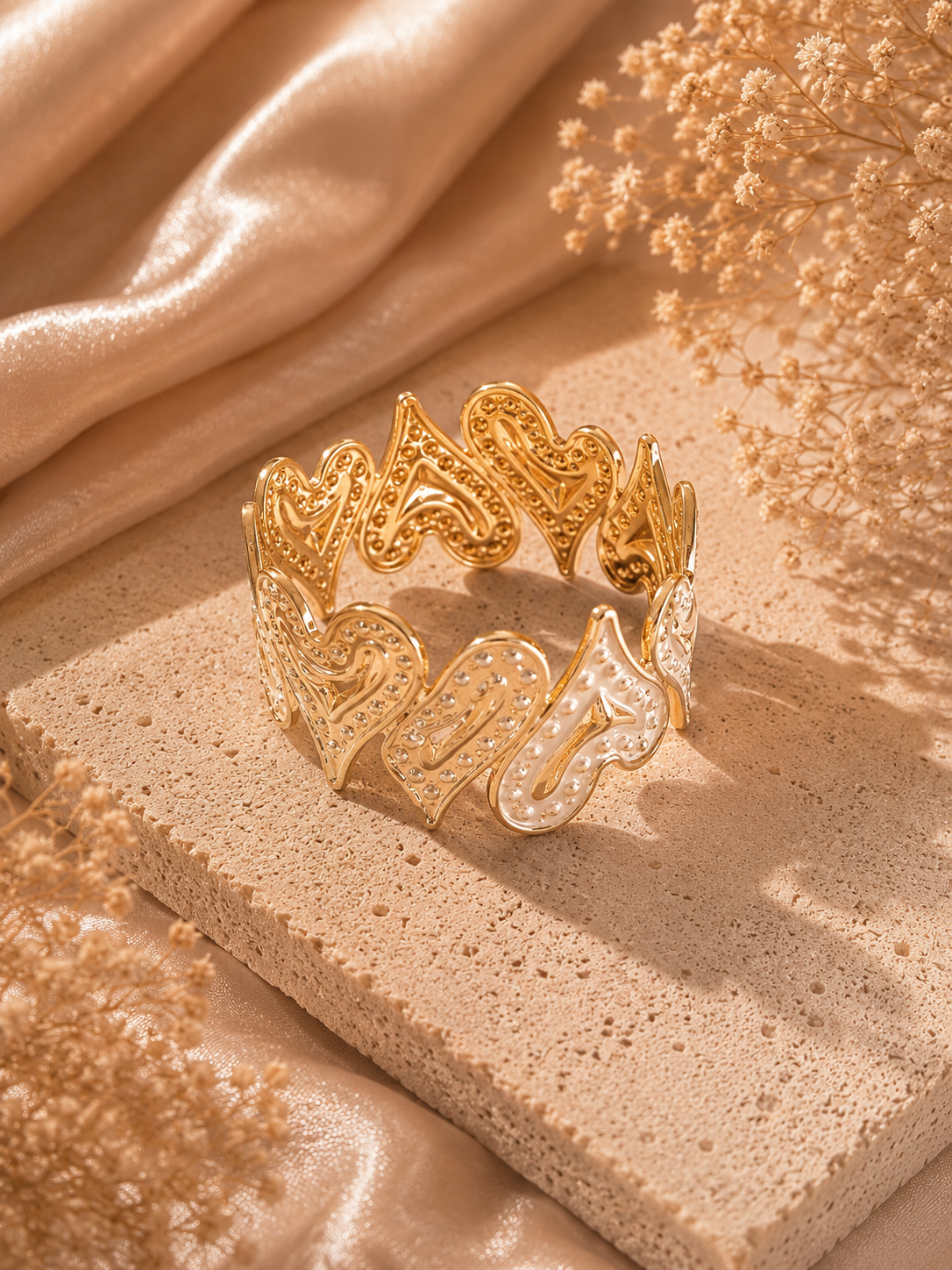 Amoura Heart Statement Cuff