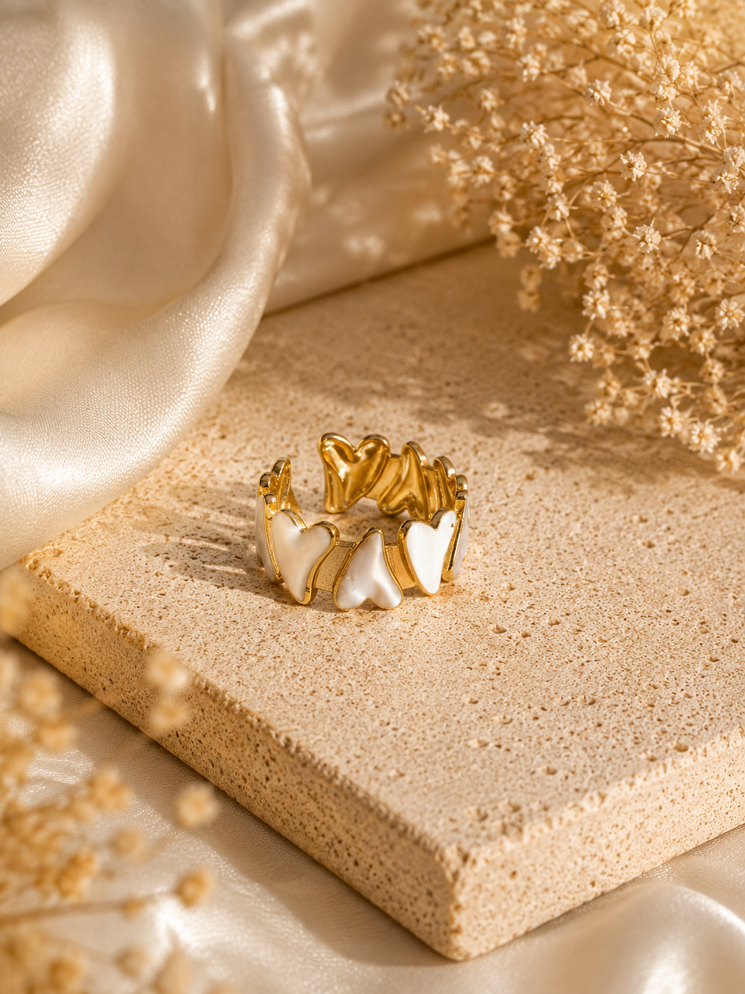 Amora Heart Adjustable Ring