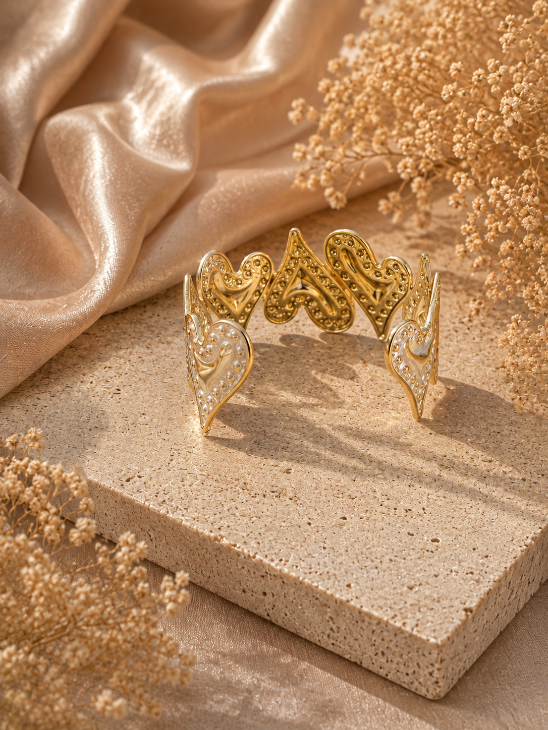 Amoura Heart Statement Cuff
