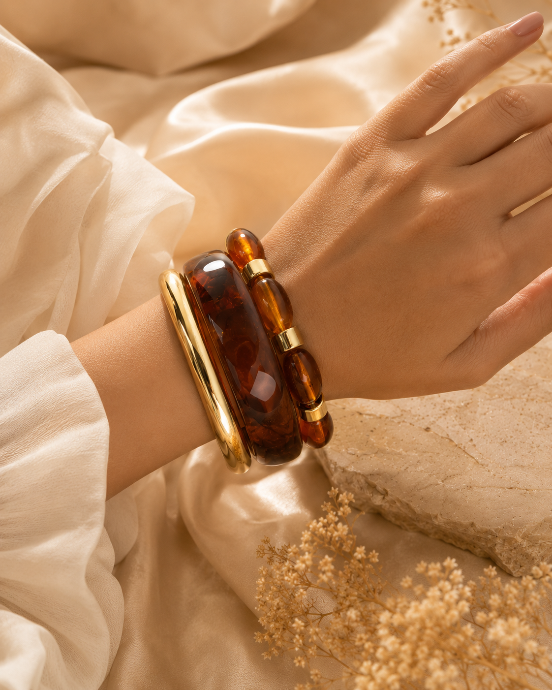 Amber Luxe Bangles Set
