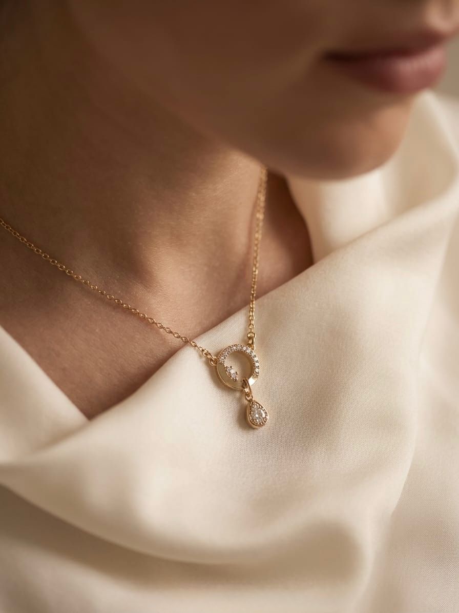 Celestial Teardrop Pendant
