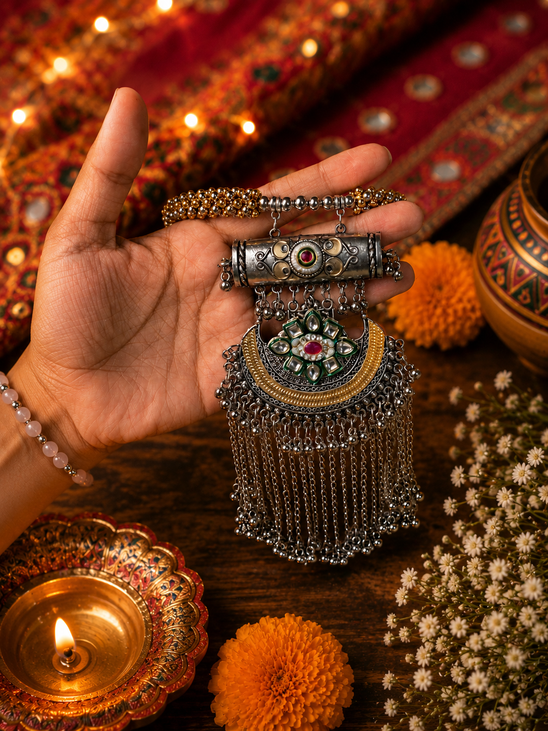 Navratri Noor Statement Necklace