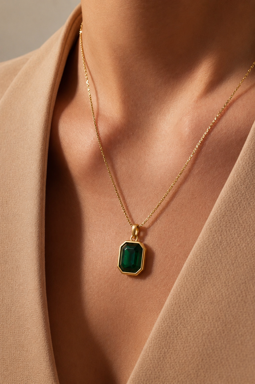 The Emerald Solstice Pendant: