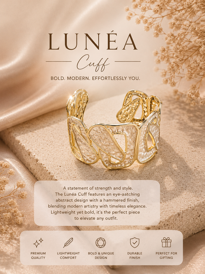 Lunéa Sculpted Cuff Bracelet
