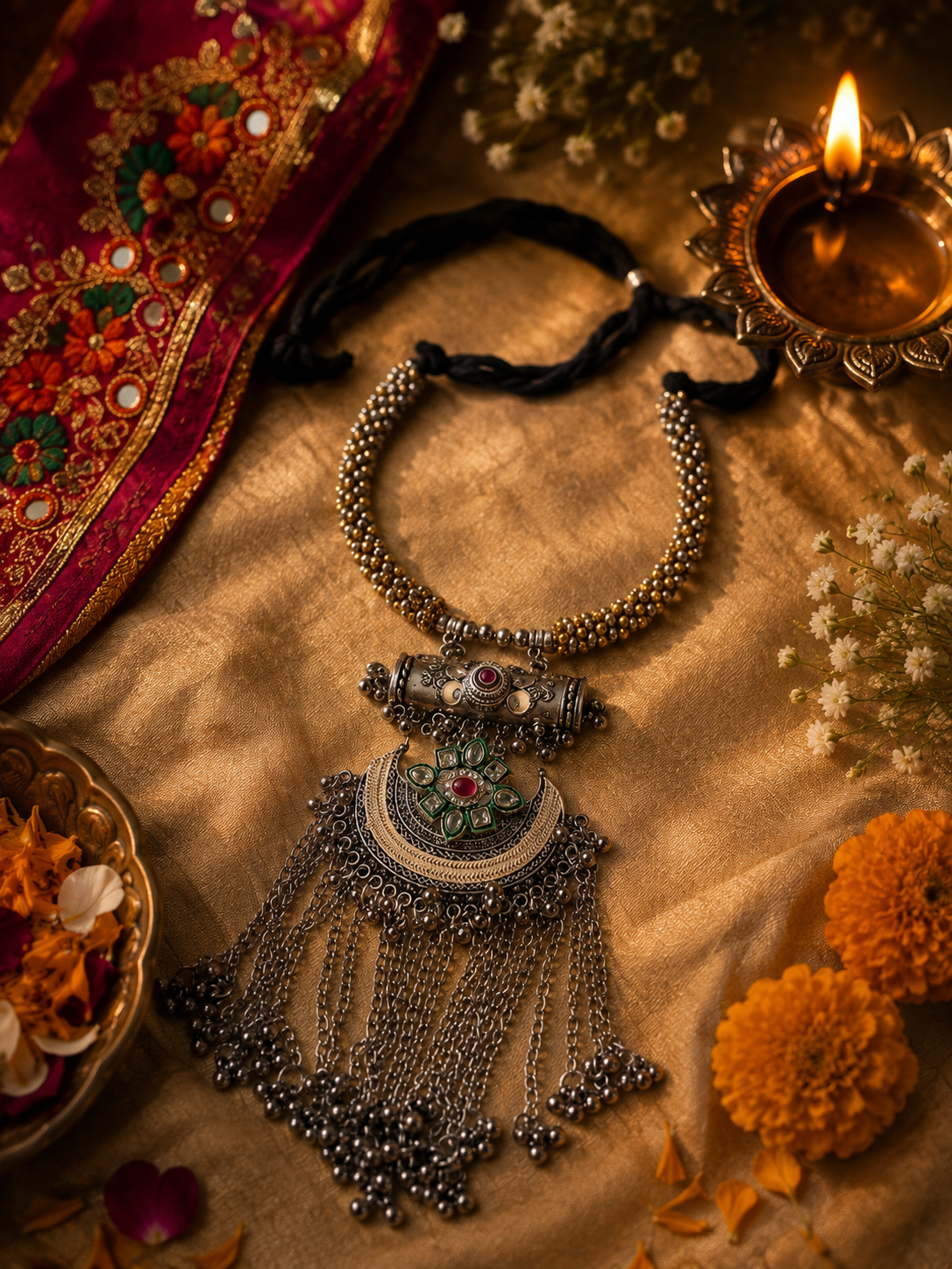 Navratri Noor Statement Necklace