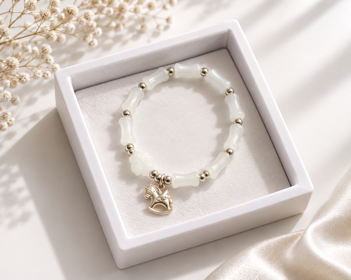 Ivory Love Charm Bracelet