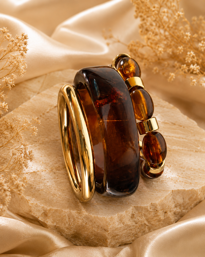 Amber Luxe Bangles Set