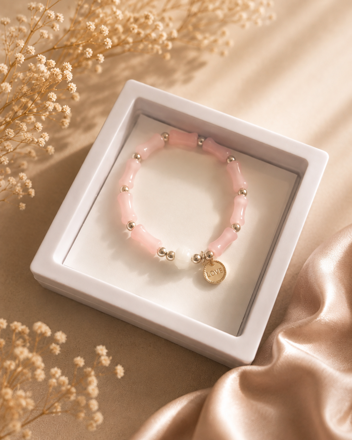 Ivory Love Charm Bracelet