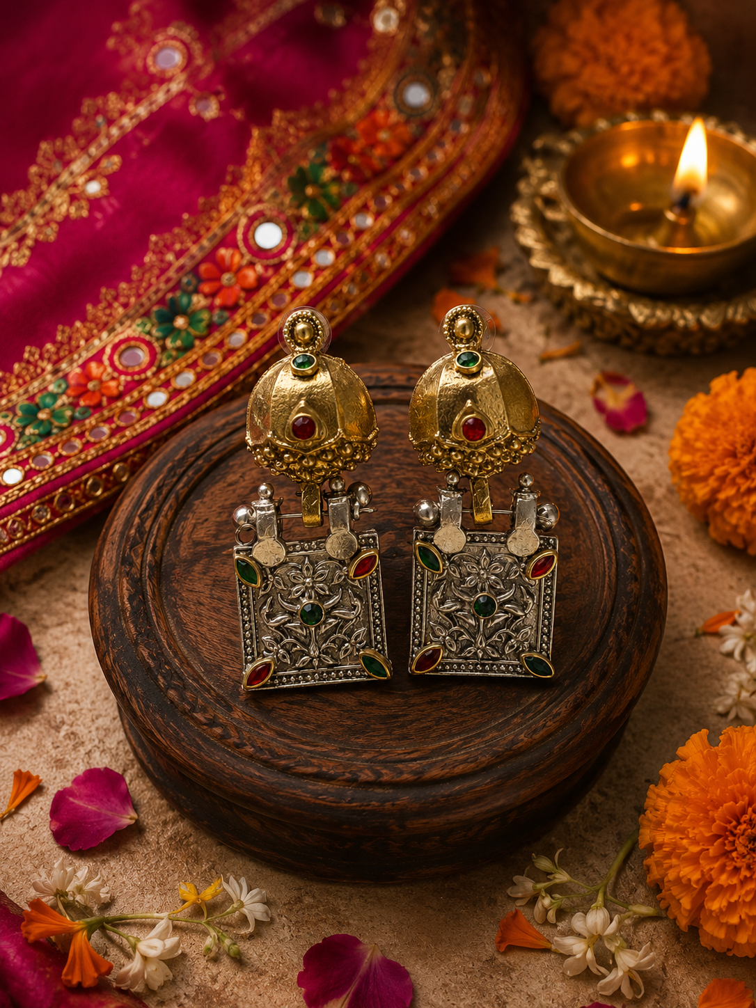 Navrang Heritage Necklace Set ✨