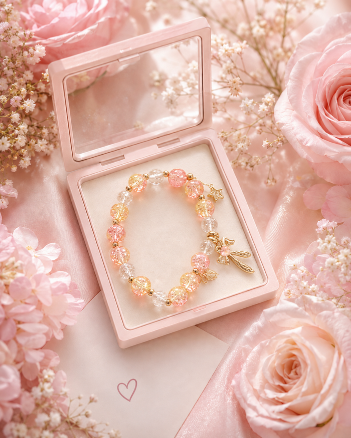 Pastel Sparkle bow Bracelet