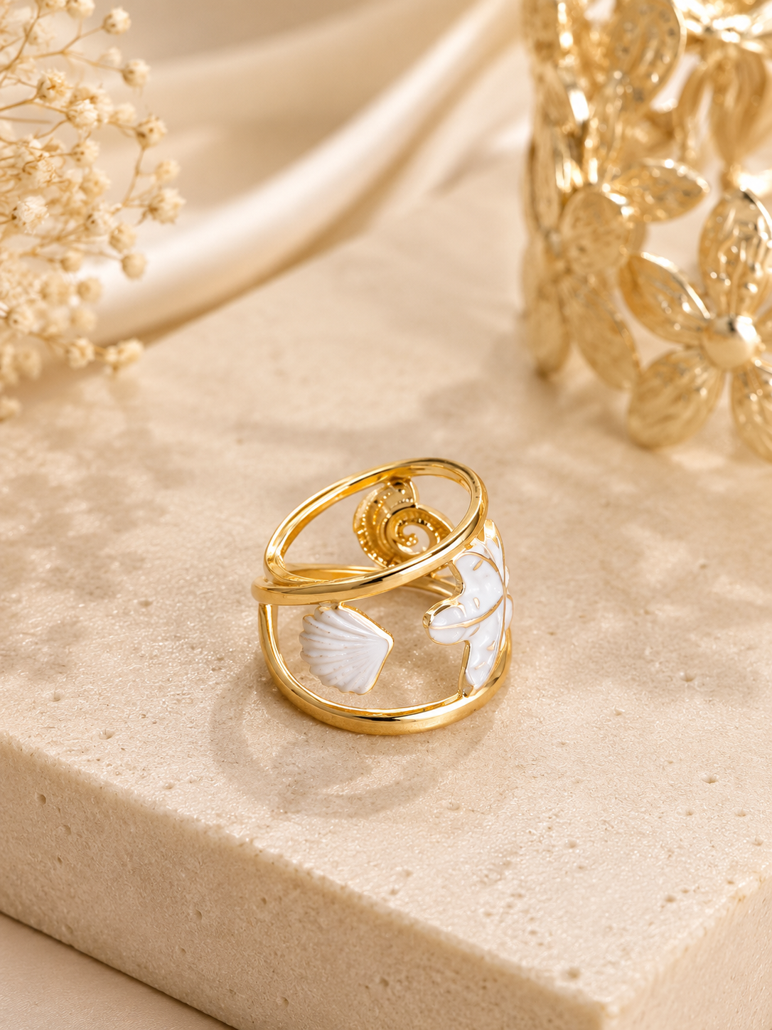 Ocean Muse Adjustable Ring