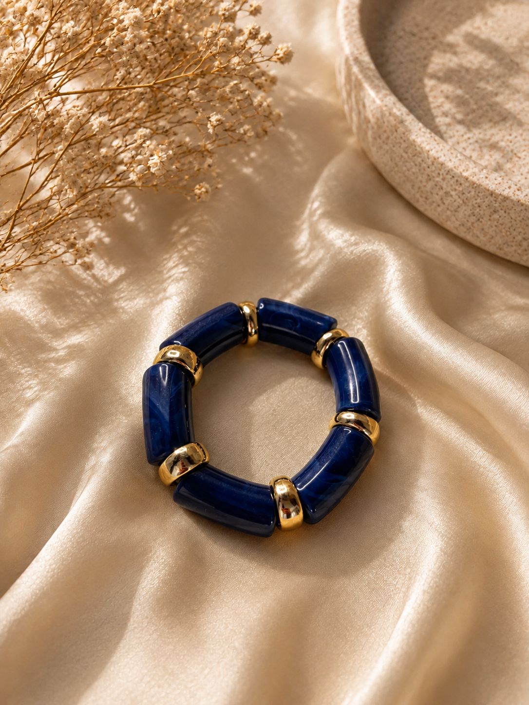 Midnight Azure Statement Bracelet
