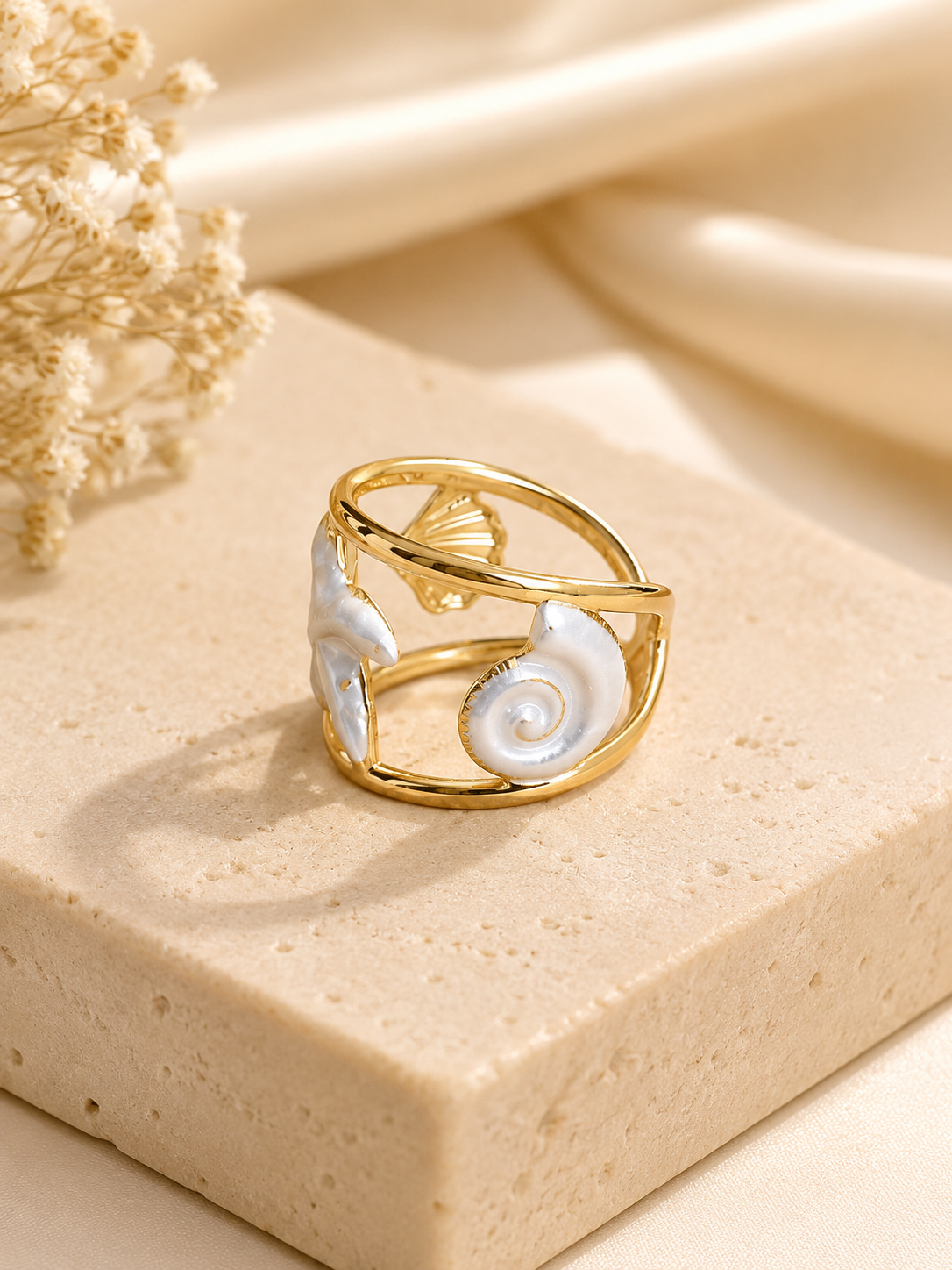 Ocean Muse Adjustable Ring