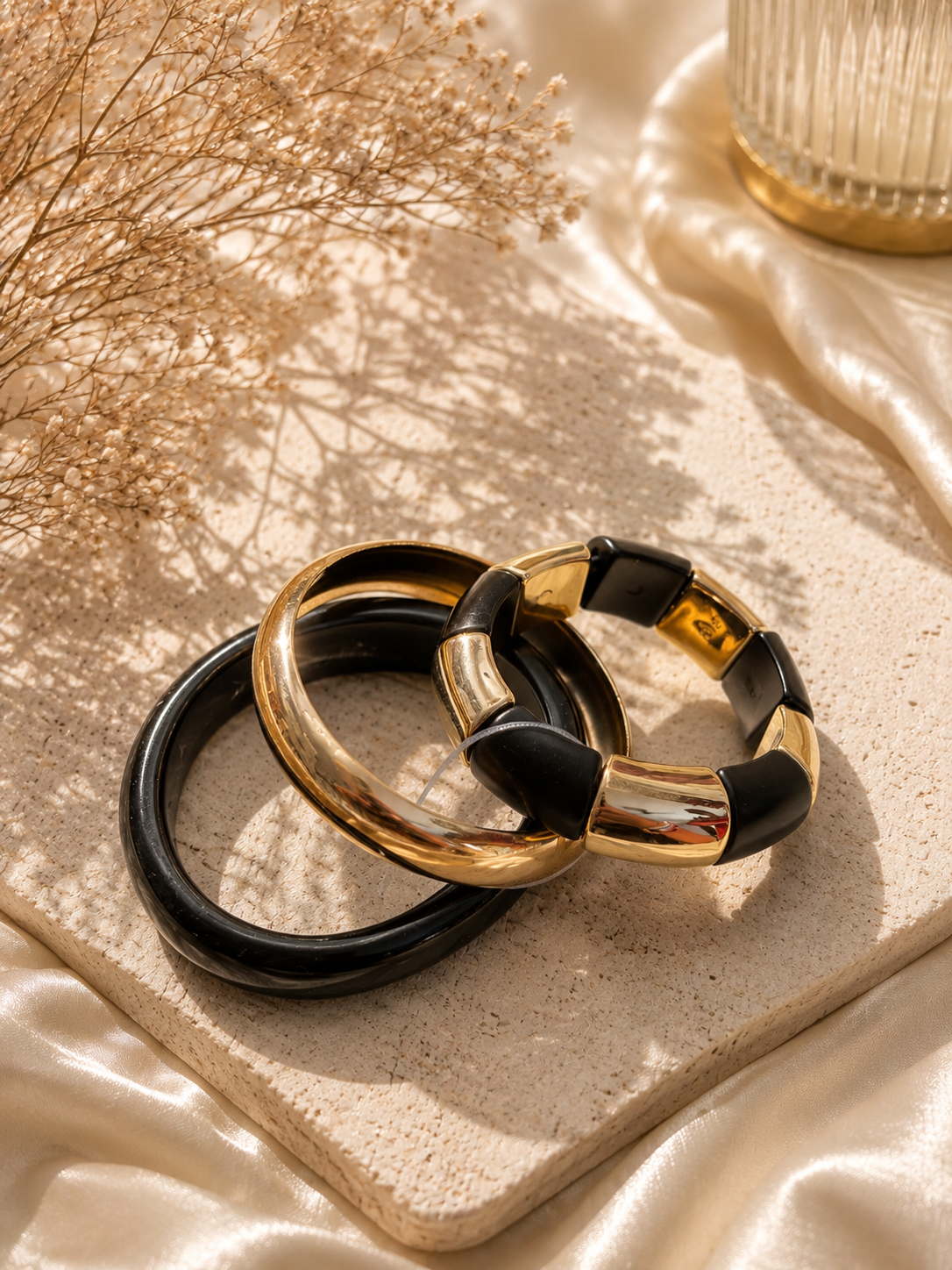 Noir & Gold Luxe Bracelet